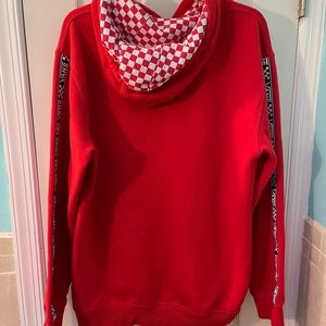 Red Vans hoodie